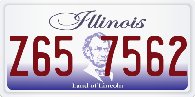 IL license plate Z657562