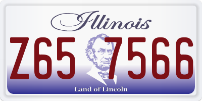 IL license plate Z657566