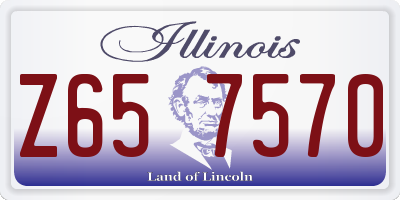 IL license plate Z657570