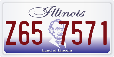 IL license plate Z657571