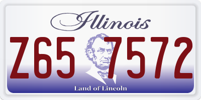 IL license plate Z657572