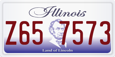 IL license plate Z657573