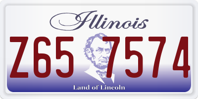 IL license plate Z657574