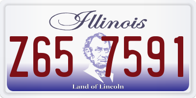 IL license plate Z657591