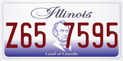 IL license plate Z657595