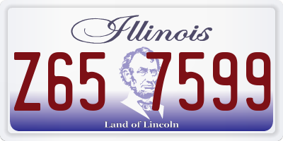 IL license plate Z657599