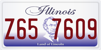 IL license plate Z657609