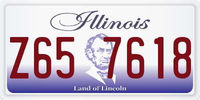 IL license plate Z657618