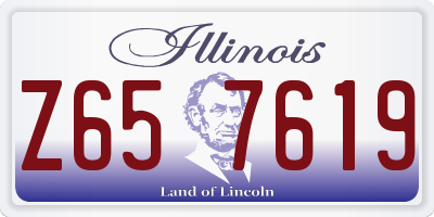 IL license plate Z657619