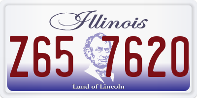 IL license plate Z657620