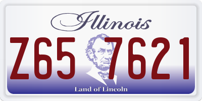 IL license plate Z657621