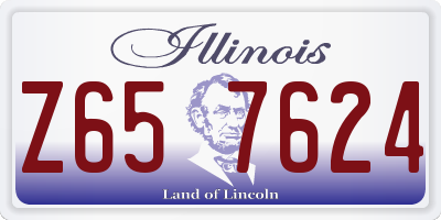 IL license plate Z657624