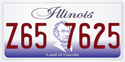 IL license plate Z657625