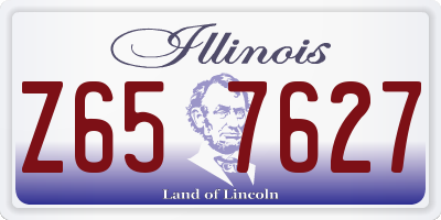 IL license plate Z657627