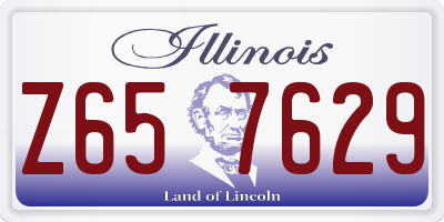 IL license plate Z657629