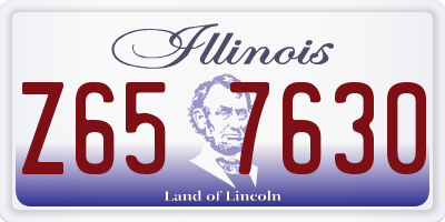 IL license plate Z657630