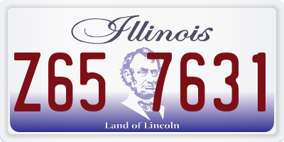 IL license plate Z657631