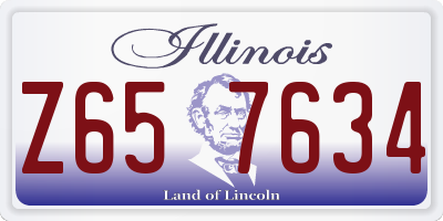 IL license plate Z657634