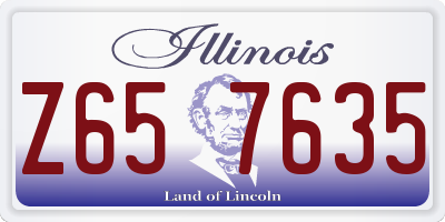 IL license plate Z657635