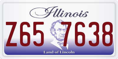 IL license plate Z657638