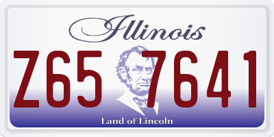 IL license plate Z657641