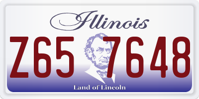 IL license plate Z657648