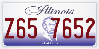 IL license plate Z657652