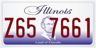 IL license plate Z657661