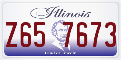 IL license plate Z657673