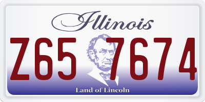 IL license plate Z657674