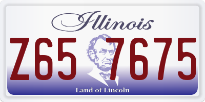 IL license plate Z657675