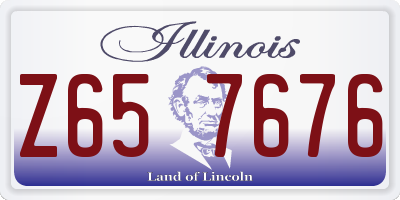IL license plate Z657676