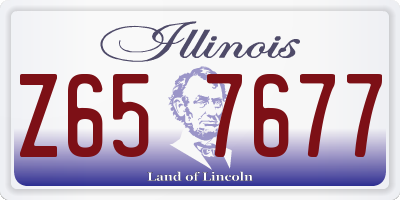 IL license plate Z657677
