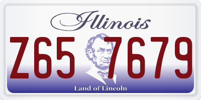 IL license plate Z657679