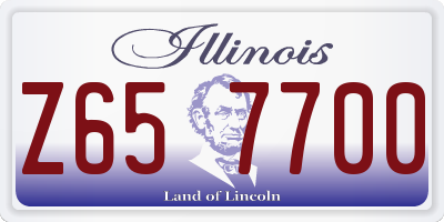 IL license plate Z657700