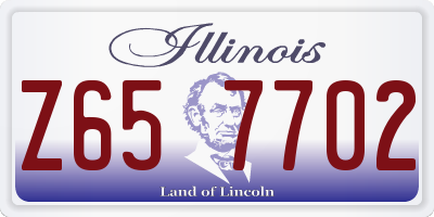 IL license plate Z657702