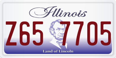 IL license plate Z657705