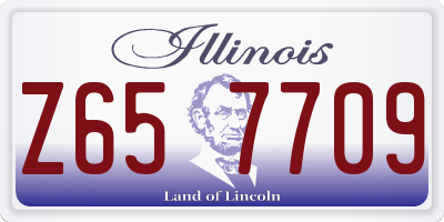 IL license plate Z657709
