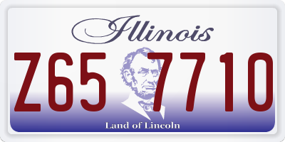IL license plate Z657710