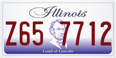 IL license plate Z657712