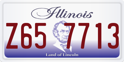 IL license plate Z657713