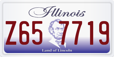 IL license plate Z657719