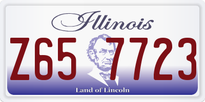 IL license plate Z657723
