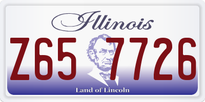 IL license plate Z657726