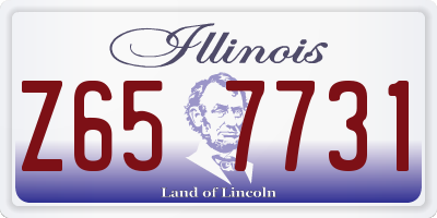 IL license plate Z657731