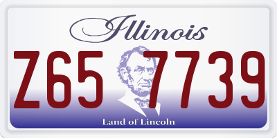 IL license plate Z657739