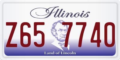 IL license plate Z657740