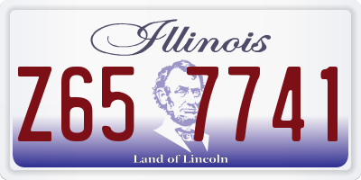 IL license plate Z657741
