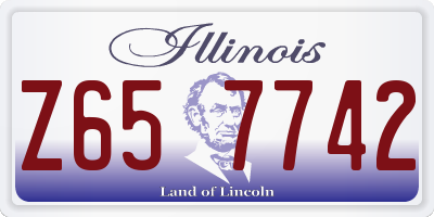 IL license plate Z657742