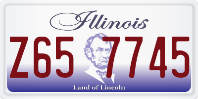 IL license plate Z657745